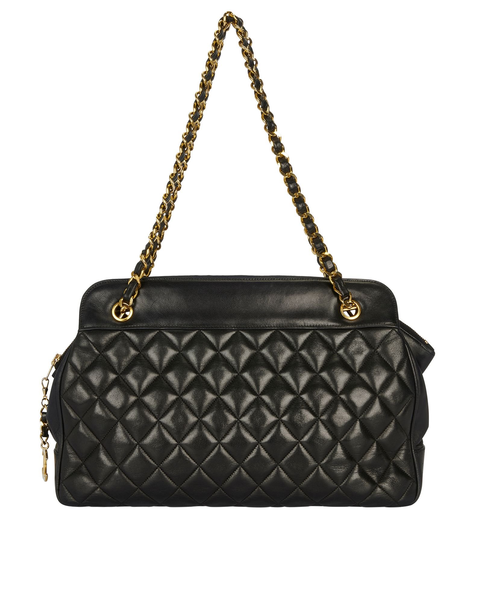 Quilted chain tote bag new arrivals